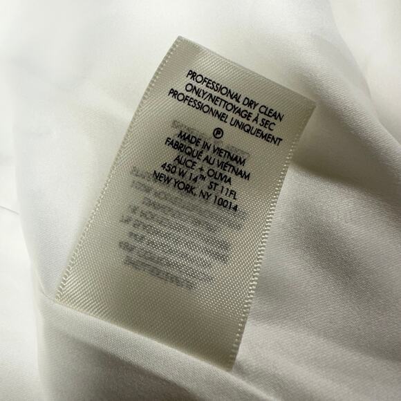 Alice + Olivia NWT Kylie Long Stripe Jacket Size M Shawl Collar Open Front Lined - Picture 9 of 11